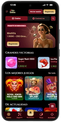Continuar instalar app y empezar a jugar