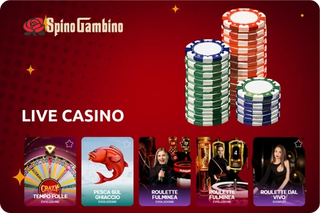 Spinogambino live casino