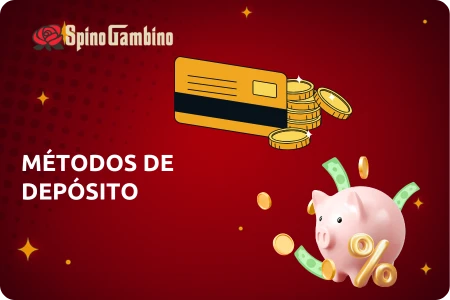 Spinagambino Métodos de depósito con los que puedes obtener el bono