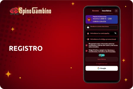 Registro en Spinogambino Casino: cómo crear una nueva cuenta