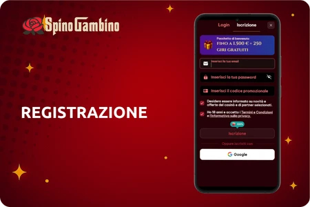 Registrazione al Spinogambino Casino: come creare un nuovo account